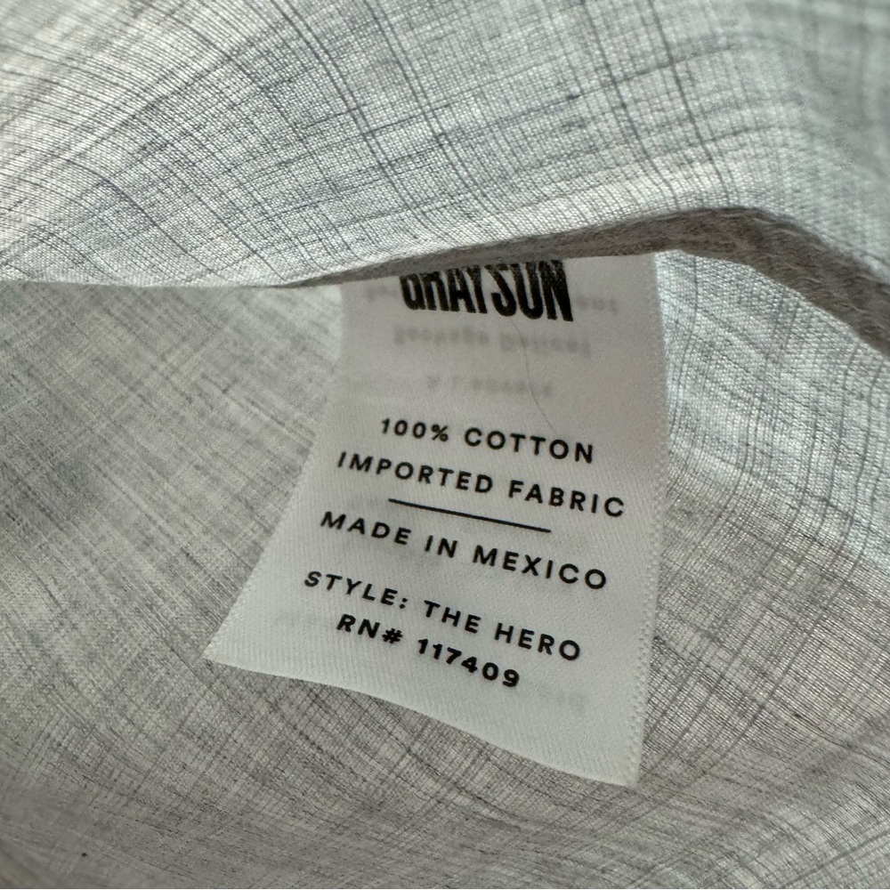 Gray Grayson Spread Collar Button Down Women’s Si… - image 6